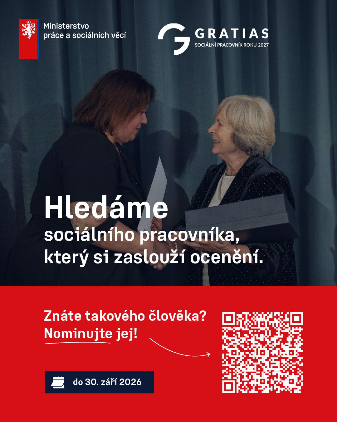 Gratias – nominujte sociálního pracovníka roku 2027
